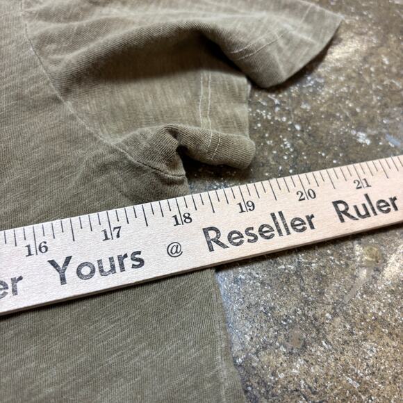 Buck Mason Slub Cotton Curved Hem Crew T Shirt Men's XS Minimalist - Picture 5 of 10